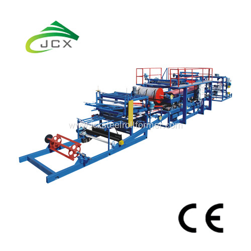 Roll forming machine for eps sandwich panel